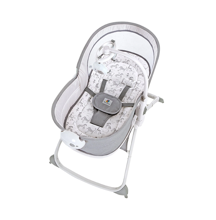 Mastela 6in1 Multi-Function Bassinet, Bouncer and Rocker Grey (Birth+ to 36 months)