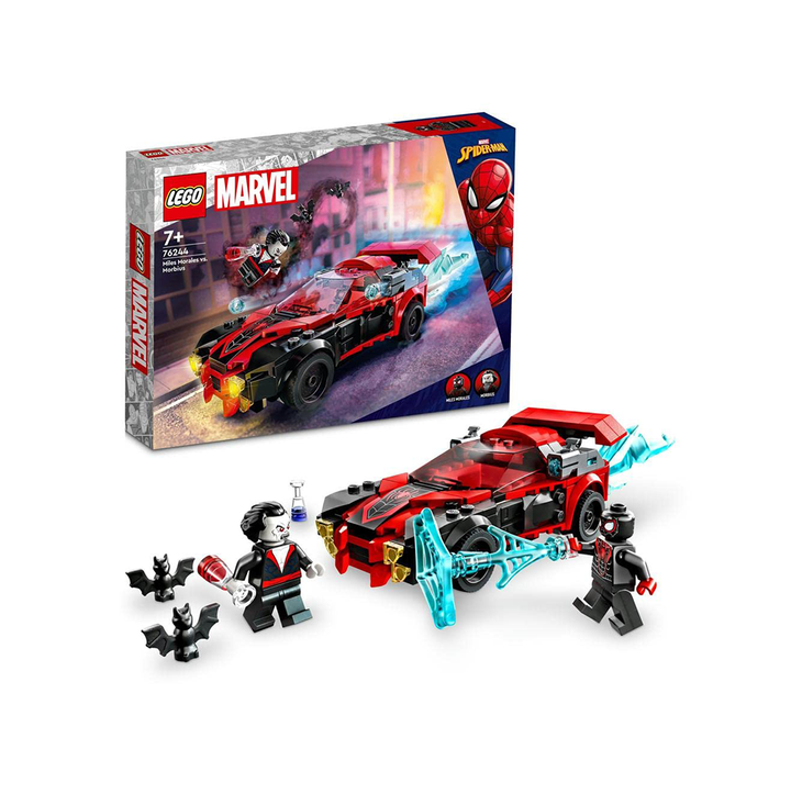 LEGO Marvel Miles Morales vs. Morbius 76244 Building Toy Set (220 Pieces)