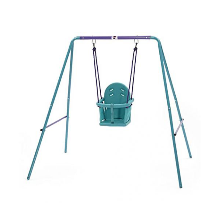 Plum 2 In 1 Metal Swing Set