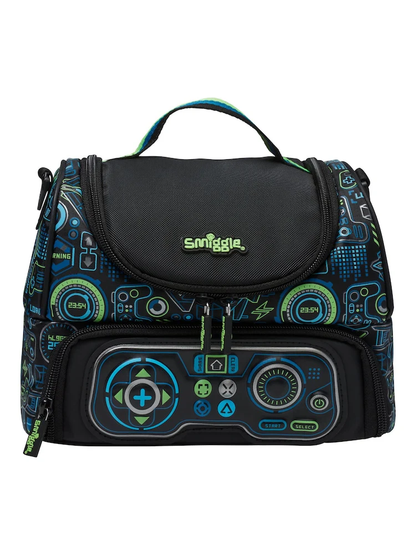 Smiggle Premium kids double-decker lunch bag  - GAMING