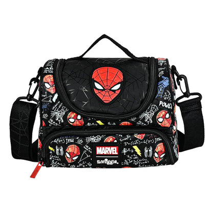 Smiggle Premium kids double-decker lunch bag  - spider man