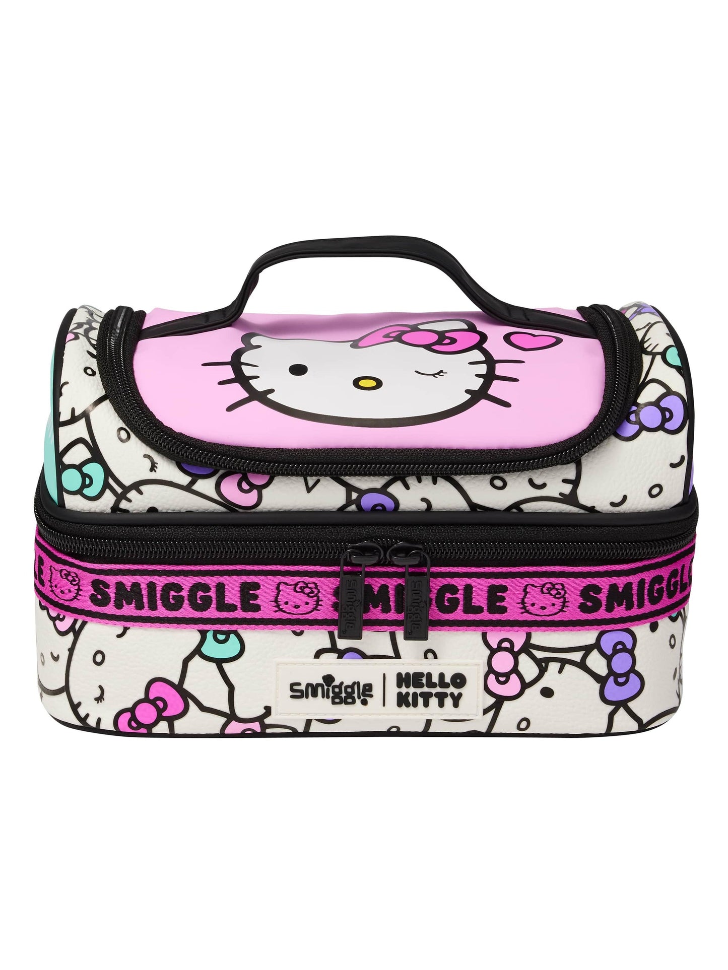 Smiggle Premium kids double-decker lunch bag  - HELLO KITTY