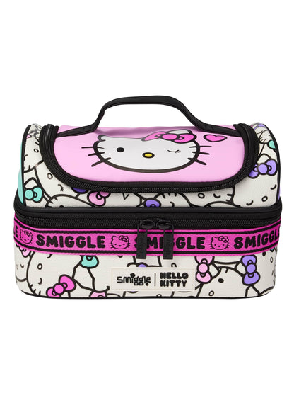 Smiggle Premium kids double-decker lunch bag  - HELLO KITTY