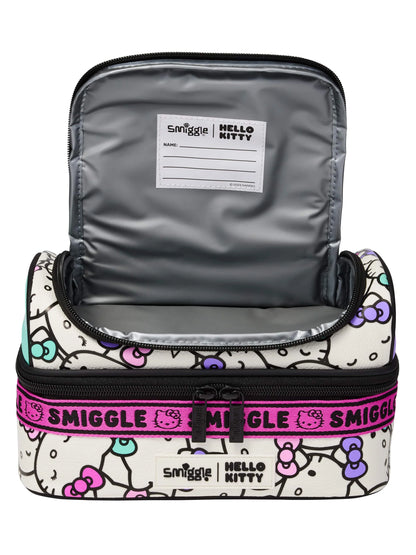 Smiggle Premium kids double-decker lunch bag  - HELLO KITTY