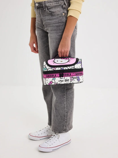 Smiggle Premium kids double-decker lunch bag  - HELLO KITTY