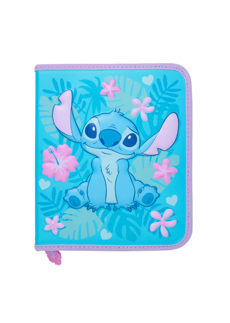 Smiggle All-in-One Kids Stationery Set – School Pencil, Colouring and Writing Kit - STITCH