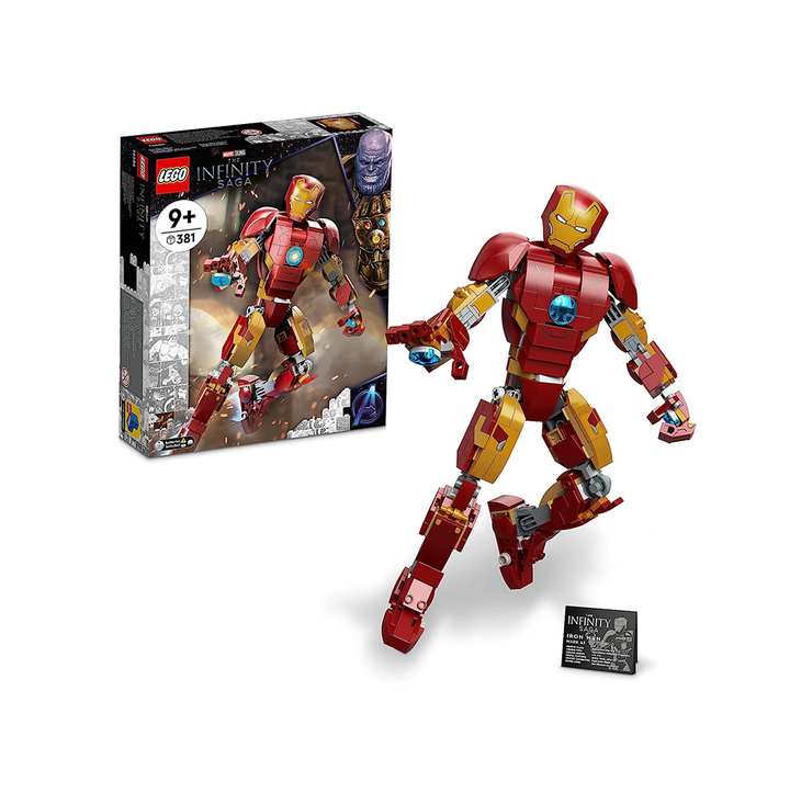 LEGO 76206 76206 Iron Man Figure V29 Building Kit for 9 Years and Above (816 Pieces)