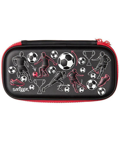 Smiggle Compact Hardtop Pencil Case for Kids - Football