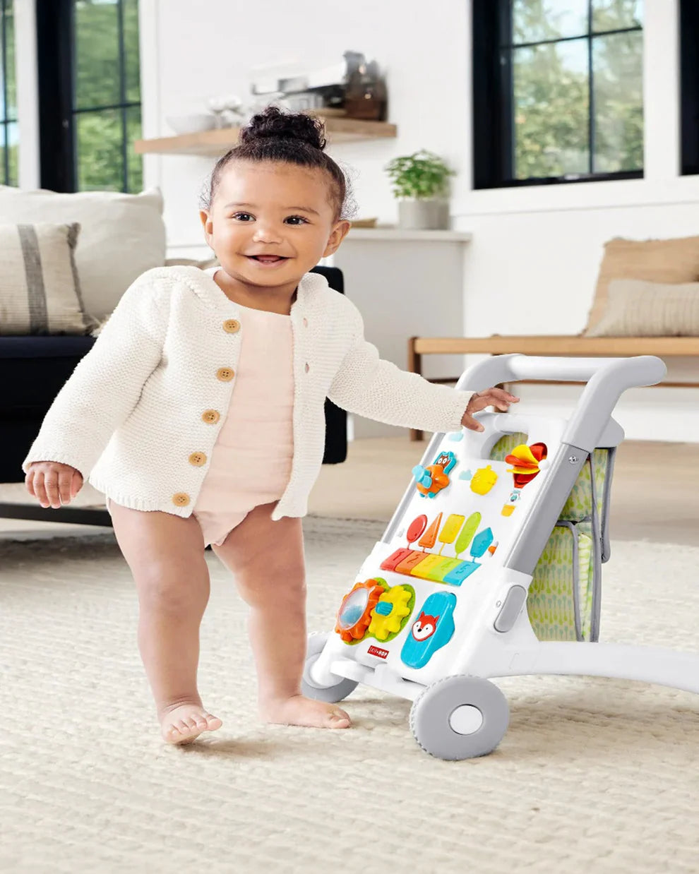 Skip Hop Musical Activity Walker-4 in 1 Convertible-Anti-Skid-40+ Play Features