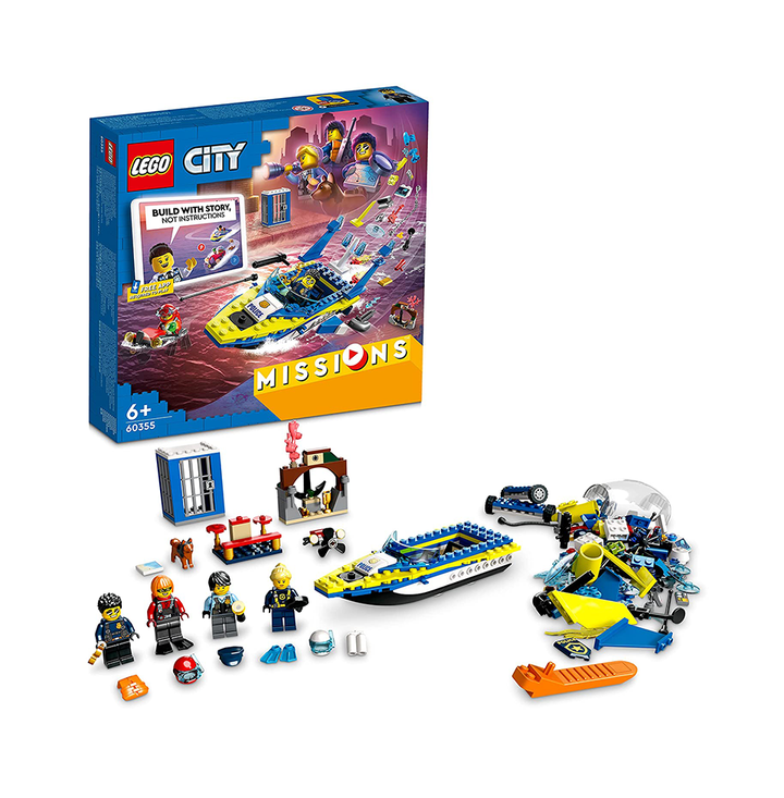 LEGO City Water Police Detective Missions 60355 Building Kit (278 Pieces)