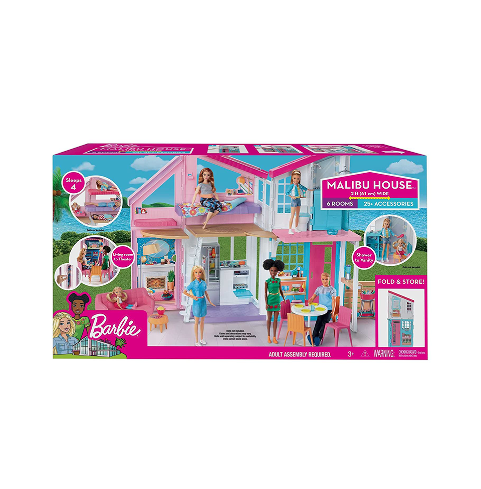 Barbie doll discount house and set