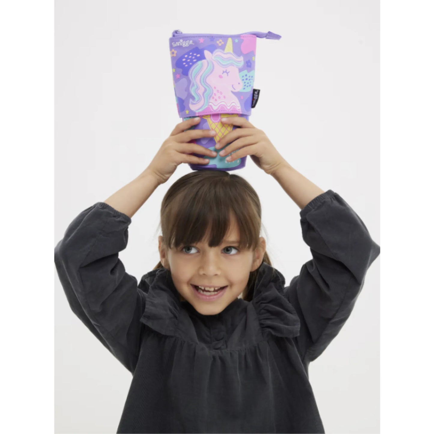 Smiggle Stand & Slide Pencil Case for Kids - Unicorn