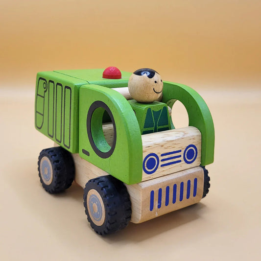 Wooden Garbage Truck