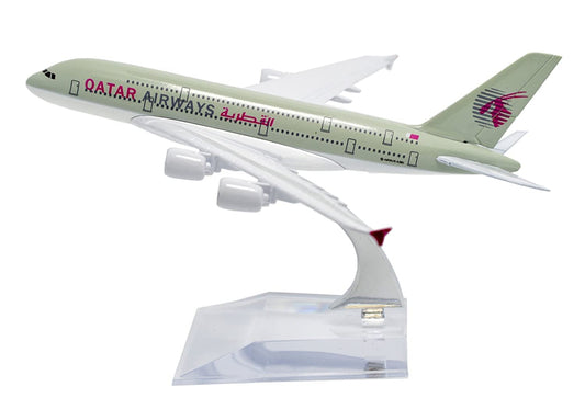 Diecast Aeroplane Scale Model , 16CM (1:400) , QATAR AIRWAYS