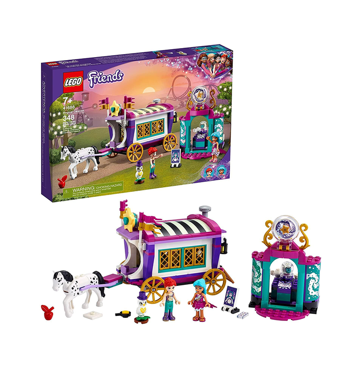 Lego 41688 Friends Magical Caravan Building Kit; Magic Caravan Toy for Creative Kids Who Love Vehicles; New 2021 (348 Pieces)