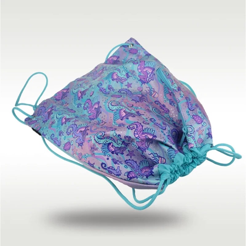 Smiggle Swimming Drawstring Backpack for Kids - Seahorse