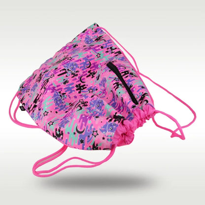 Smiggle Swimming Drawstring Backpack for Kids - Pink Cat