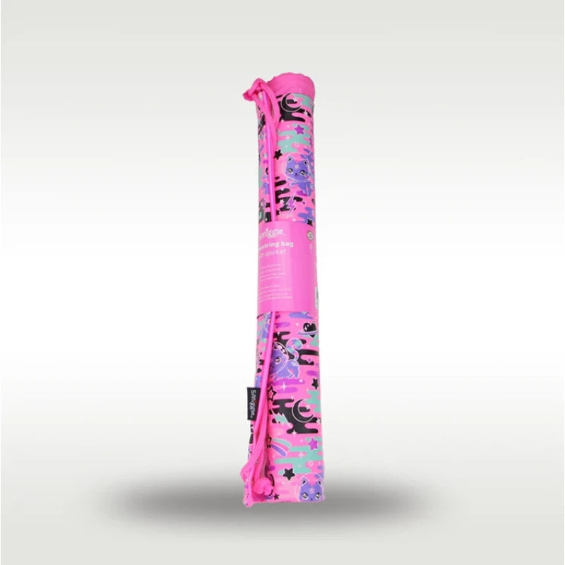 Smiggle Swimming Drawstring Backpack for Kids - Pink Cat