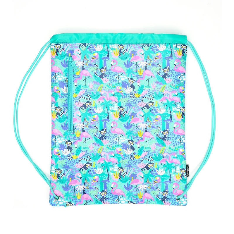 Smiggle Swimming Drawstring Backpack for Kids - Flamingo
