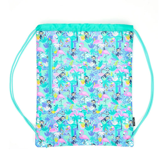 Smiggle Swimming Drawstring Backpack for Kids - Flamingo
