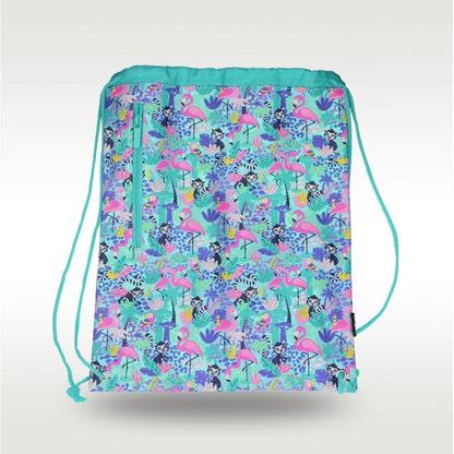 Smiggle Swimming Drawstring Backpack for Kids - Flamingo