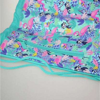 Smiggle Swimming Drawstring Backpack for Kids - Flamingo