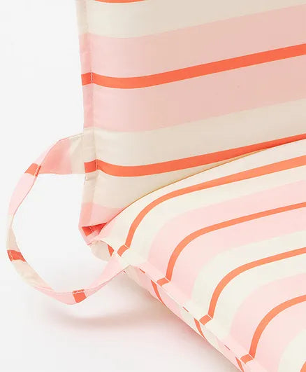 Folding Seat Summer Stripe Strawberry Sorbet