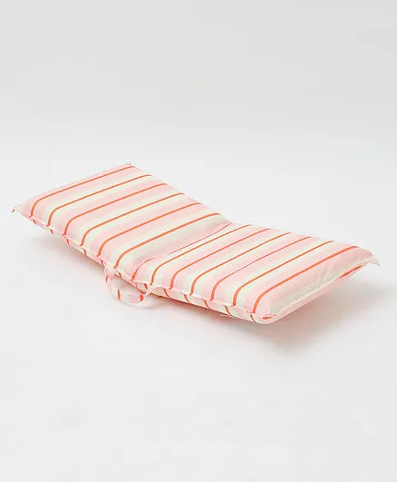 Folding Seat Summer Stripe Strawberry Sorbet