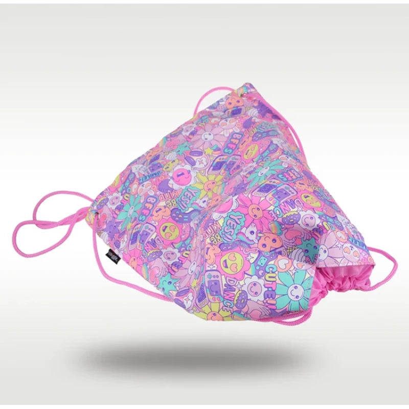 Smiggle Swimming Drawstring Backpack for Kids - Flowers