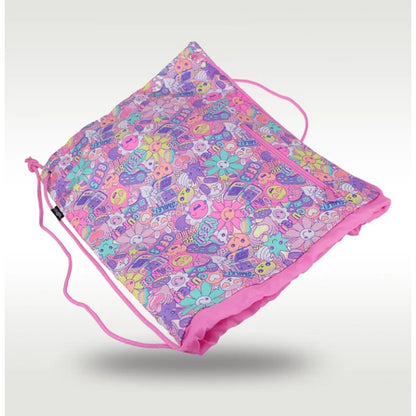 Smiggle Swimming Drawstring Backpack for Kids - Flowers