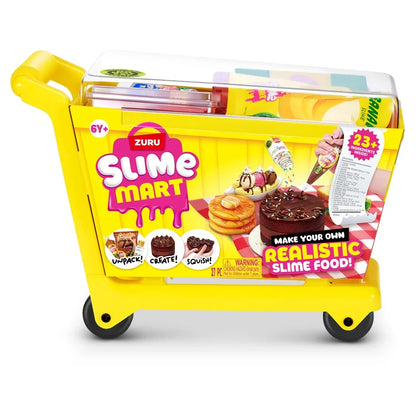 ZURU Slime Mart Series 1 Shopping Cart DIY Slime Playset – Food-Themed Sensory Kit