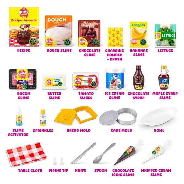 ZURU Slime Mart Series 1 Shopping Cart DIY Slime Playset – Food-Themed Sensory Kit