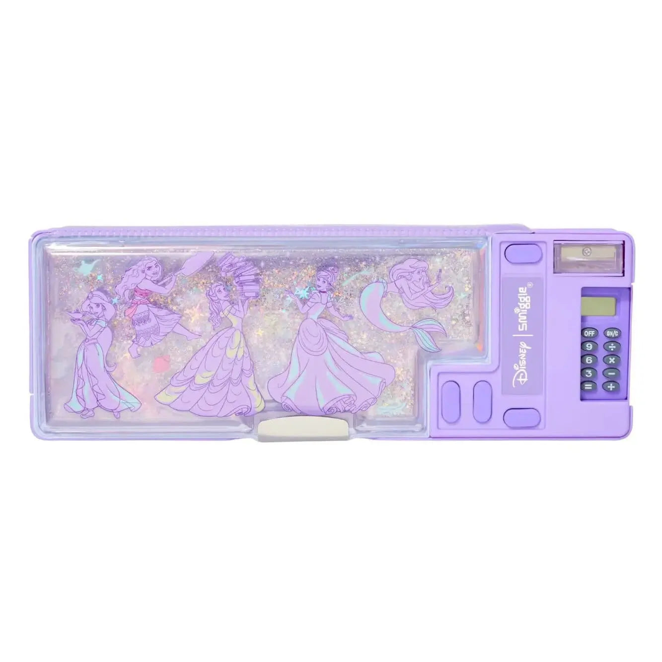 Smiggle Premium Pencil Case with Calculator - Princess