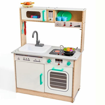 Curious Cub Kitchen Set with Running Water Sink