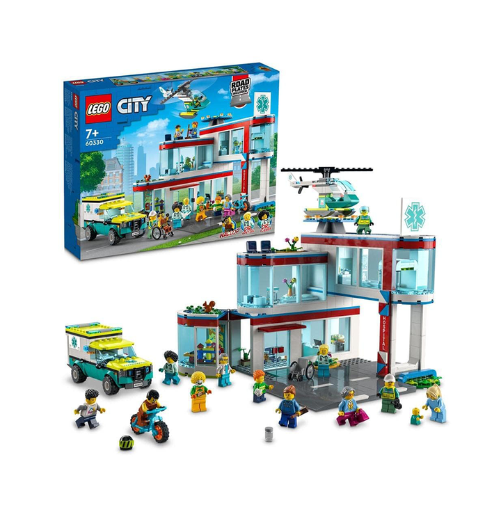 LEGO City Hospital 60330 Building Kit (816 Pieces)