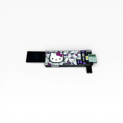 Smiggle Premium Pencil Case with Calculator - Hello Kitty