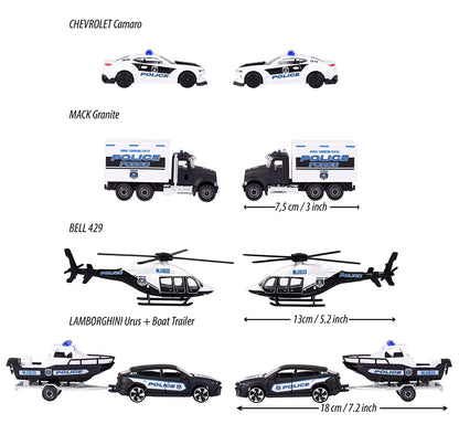 Police Force: Giftpack - 5 car set  | Majorette