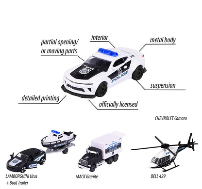 Police Force: Giftpack - 5 car set  | Majorette