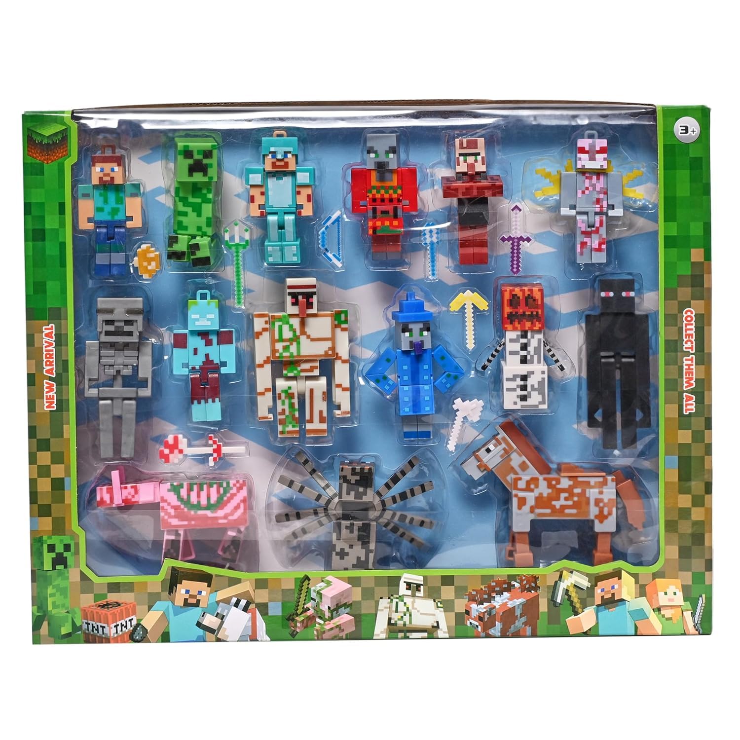 Minecraft Figurenz MINECRAFT FIGURE SET – Gift Palace — Buy Toys Online India | Since 1964
