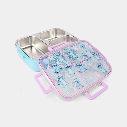 Smiggle Stainless Steel 3 Compartment Lunch Box for Kids - Stitch