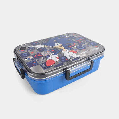 Smiggle Stainless Steel 3 Compartment Lunch Box for Kids - Sonic