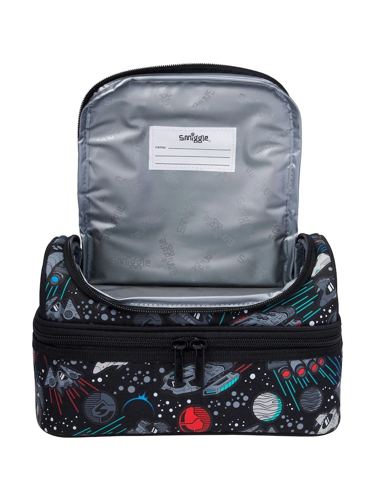 Smiggle Premium kids double-decker lunch bag  - Astronaut