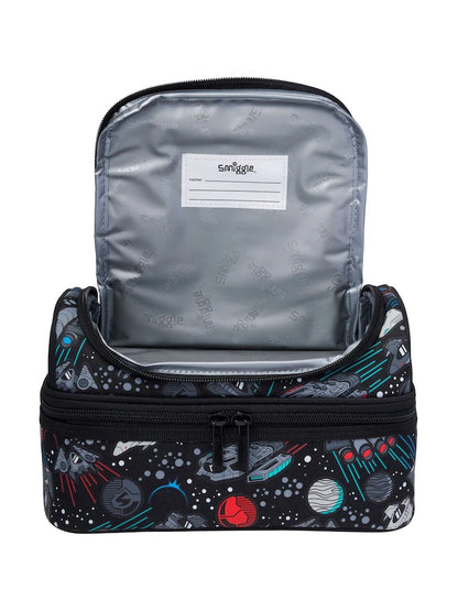 Smiggle Premium kids double-decker lunch bag  - Astronaut