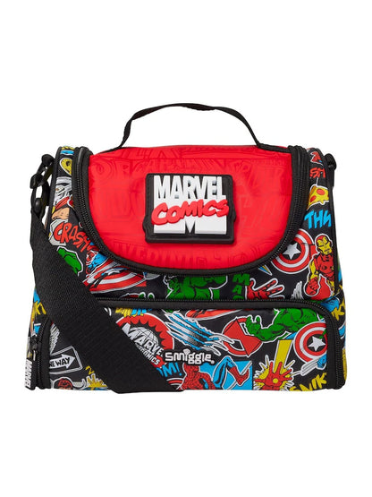 Smiggle Premium kids double-decker lunch bag  - Marvel
