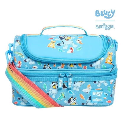 Smiggle Premium kids double-decker lunch bag  - Bluey