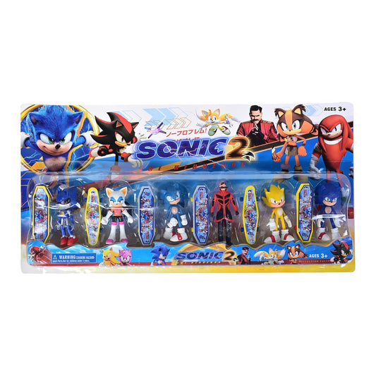 Sonic 6 Pieces Figure Set