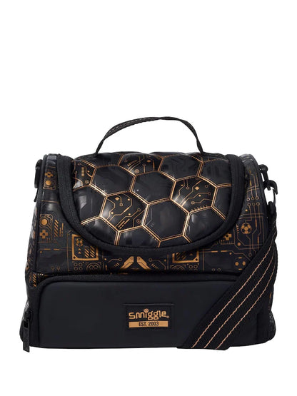 Smiggle Premium kids double-decker lunch bag  - Football