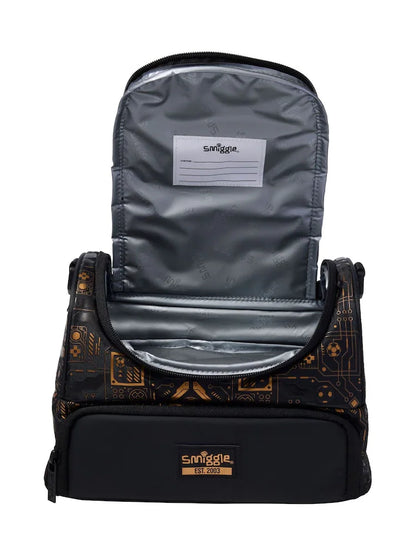Smiggle Premium kids double-decker lunch bag  - Football