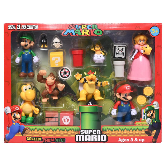 MARIO 21 PIECES FIGURE SET