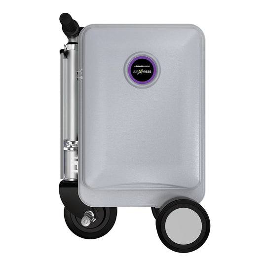 AIRXPRESS G45 Smart Riding Suitcase Bag - SILVER with 1 year warranty